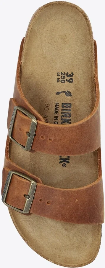 Arizona Two-Strap Leather Slides - Image 3