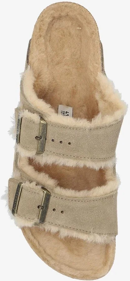 Arizona Two-Strap Shearling Slides - Image 3