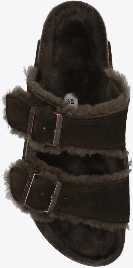 Arizona Two-Strap Shearling Slides - Image 3