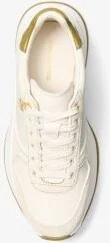 Arla Leather and Suede Trainer - Image 3
