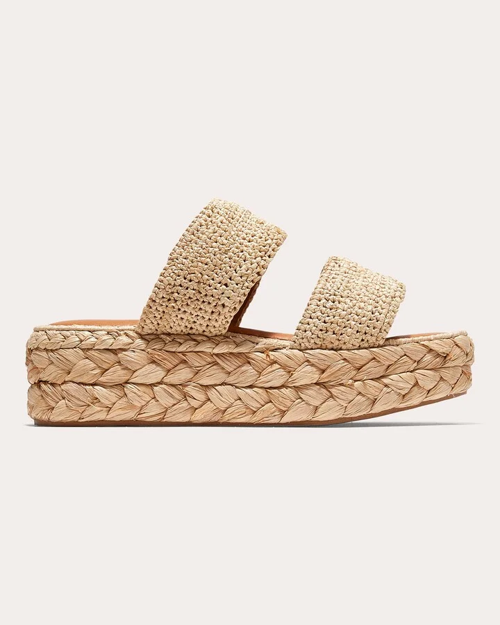 Arlene II Raffia Platform Sandal