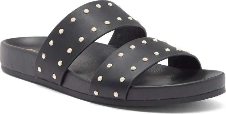 Arleth Faux Pearl Slide Sandal