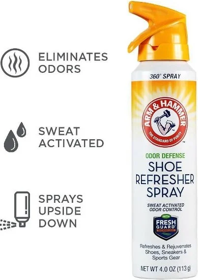 Arm & Hammer 2pk/4oz Each Shoe Odor Refresher Spray - Image 2