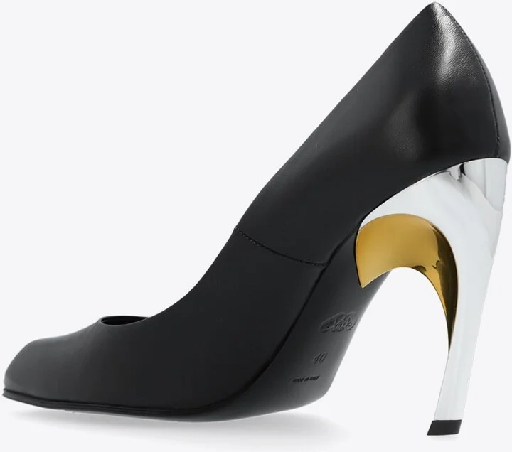 Armadillo 95 Leather Almond Pumps - Image 2