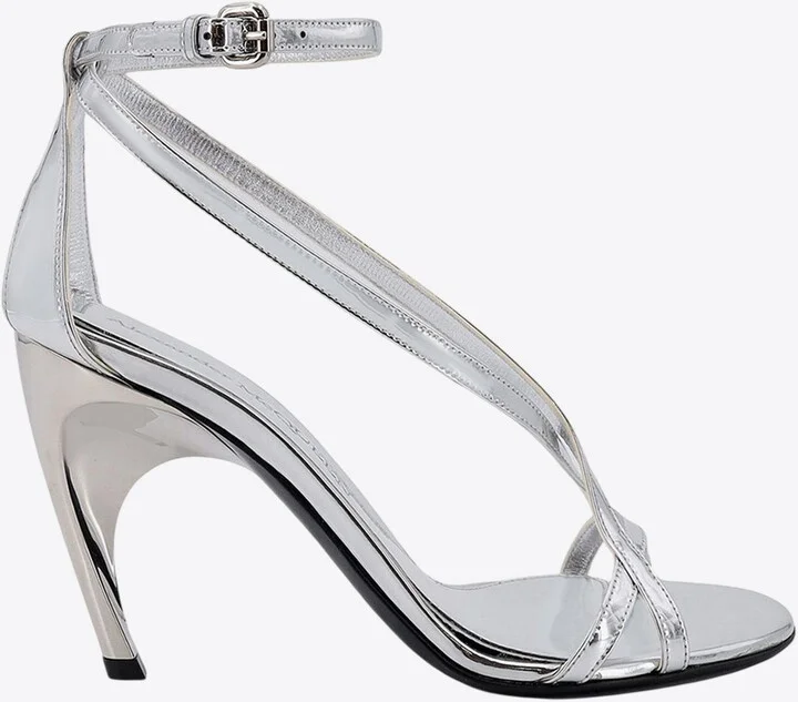 Armadillo 95 Metallic-Leather Sandals