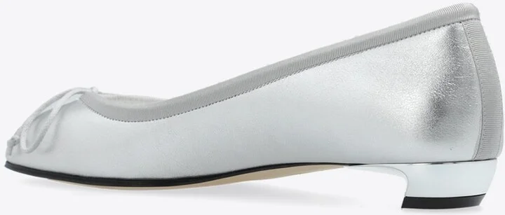 Armadillo Leather Ballerina Flats - Image 2
