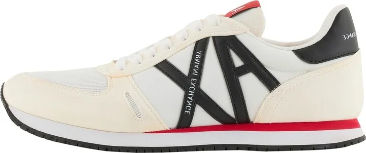 Armani Exchange Men's Lace Up Logo Sneaker