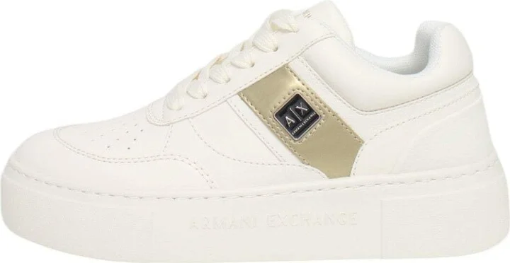 Armani Exchange Women's Bold Diagonal Logo Stripe Sneaker