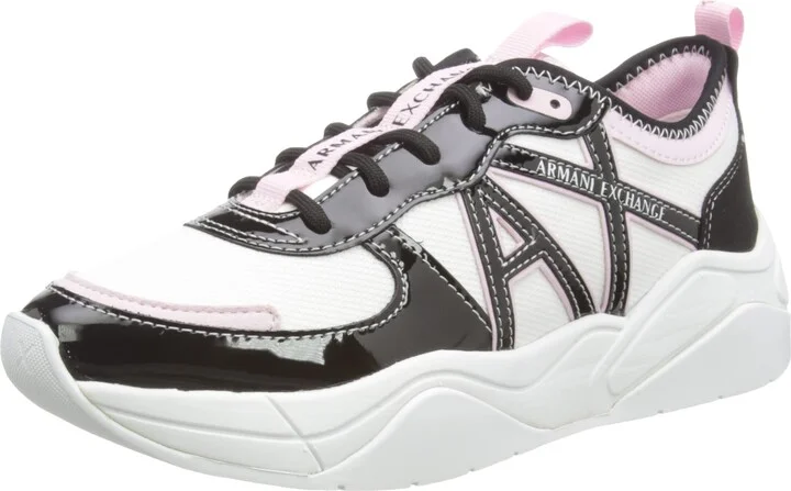 Armani Exchange Women's Cher Chunky Logo Sneakers