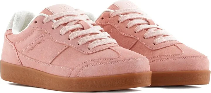 Armani Exchange Women's Colorful Suede Sneaker