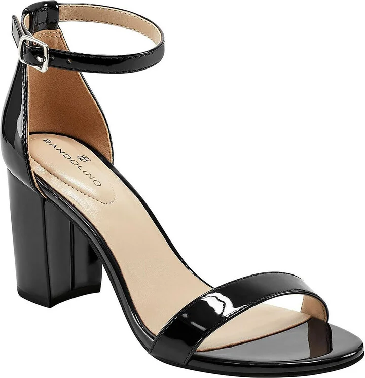Armory Womens Patent Ankle Strap Heels
