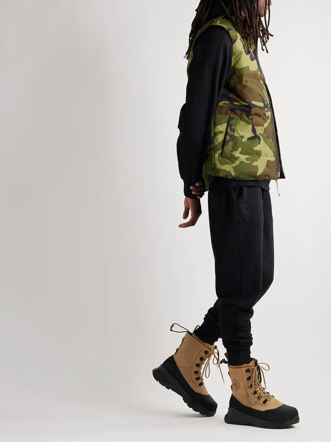Armstrong Rubber-Trimmed Nubuck Boots - Image 2
