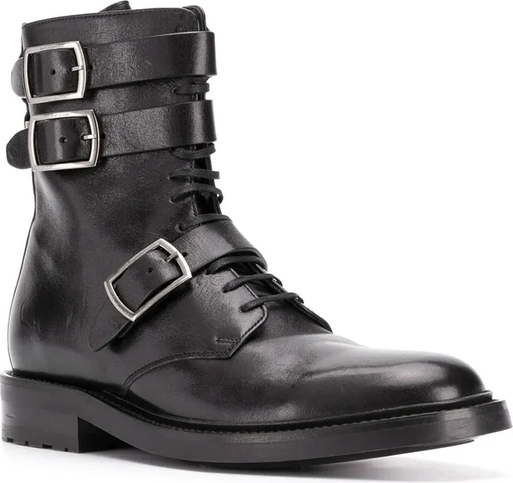 Army 20 buckle boots - Image 2