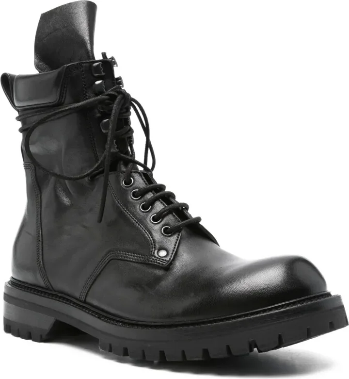 Army biker boots - Image 2