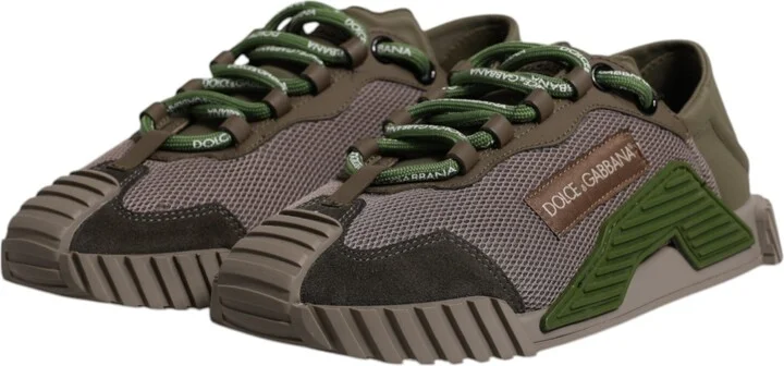 Army Green Low Top NS1 Men Sneakers Men's Shoes - Image 4