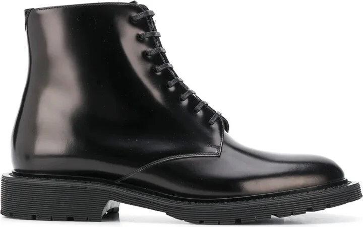 Army lace-up boots