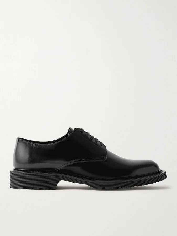 Army Leather Derby Shoes