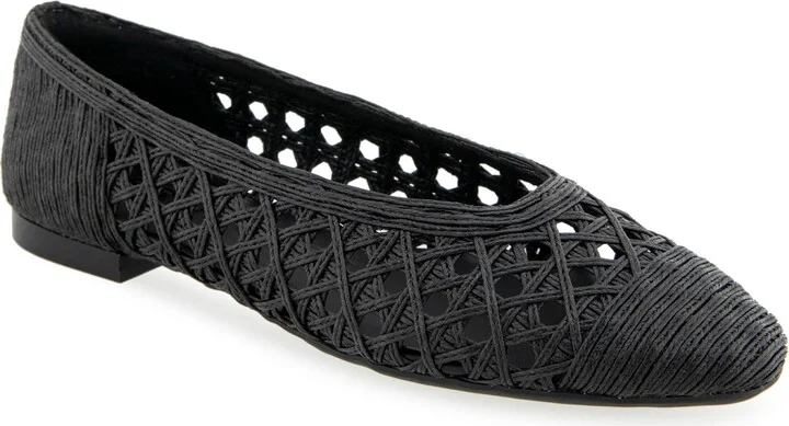 Arno Raffia Ballet Flat