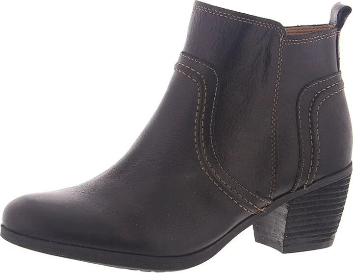 Arnon Womens Leatehr Ankle Booties
