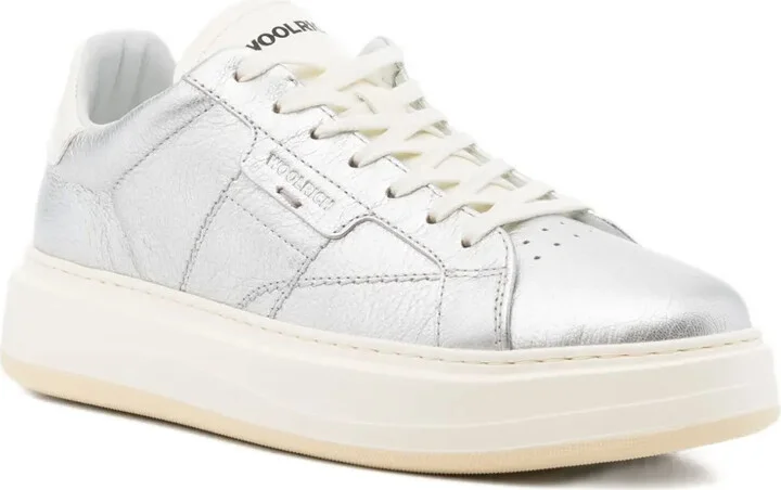 Arrow metallic-leather platform sneakers - Image 2