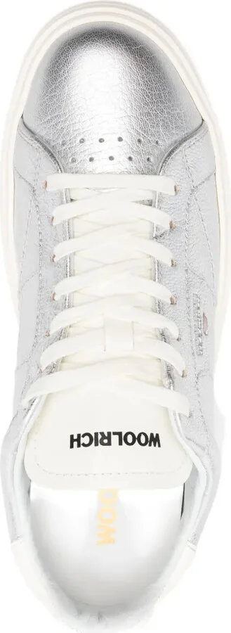 Arrow metallic-leather platform sneakers - Image 4