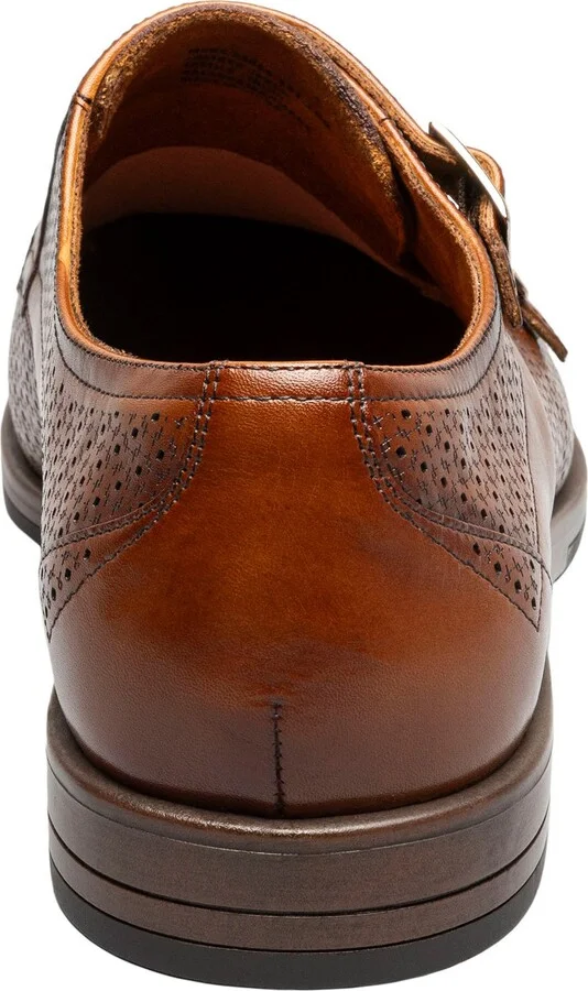 Arthur Perforated Double Monk Strap Shoe - Image 7