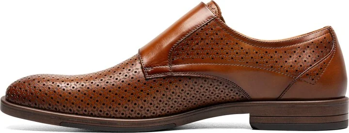 Arthur Perforated Double Monk Strap Shoe - Image 8
