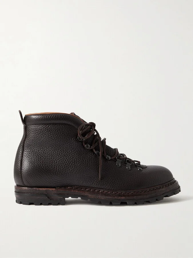 Artik Full-Grain Leather Lace-Up Boots