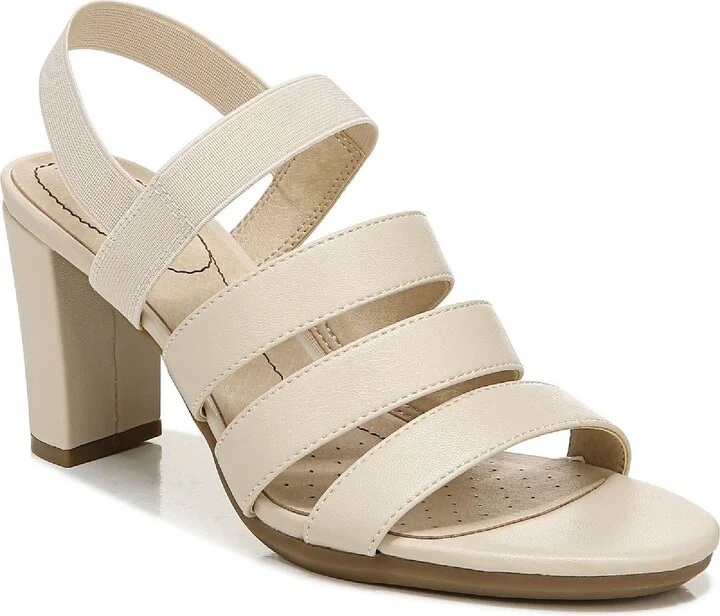 Artist Womens Faux Leather Ankle Strap Heels