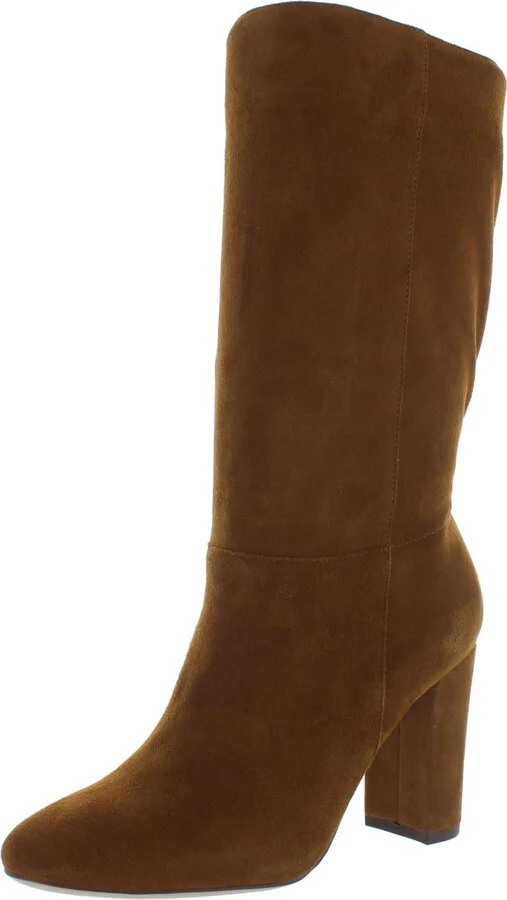 Artizan Womens Suede High Heel Mid-Calf Boots