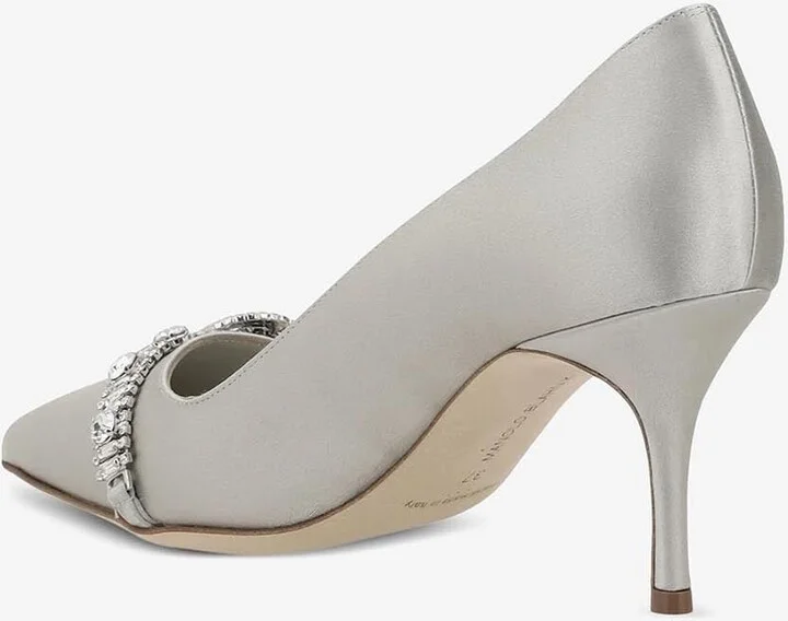 Asapump 70 Crystal-Embellished Satin Pumps - Image 2