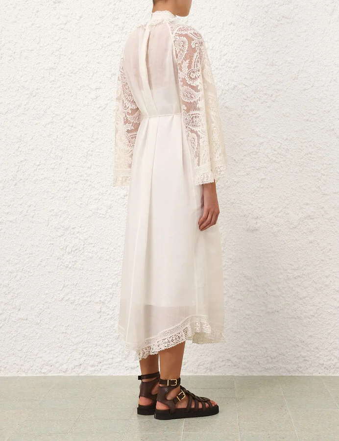 Ascension Lace Yoke Midi Dress - Image 4
