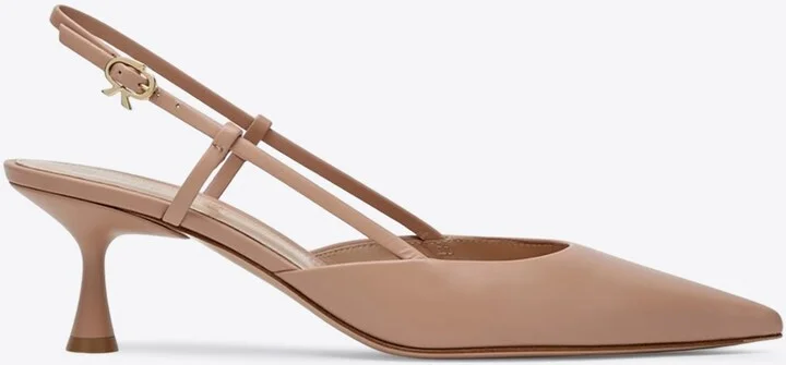 Ascent 55 Calf Leather Slingback Pumps