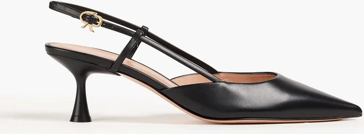 Ascent 55 leather slingback pumps