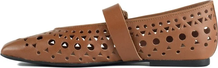 Ash Ballerina With Perforated Leather Upper - Image 2