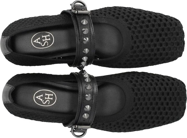 Ash Bijoux Black Ballet Flat - Image 5