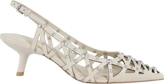 Ash Bizarre Stud Embellished Pointed Toe Pumps