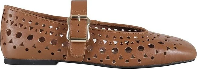 Ash Brook Buckled Ballerina Shoes