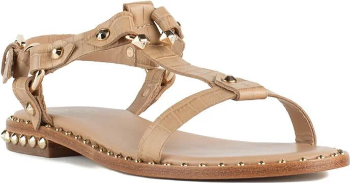 Ash Crocodile Print Sandal With Studs - Image 3