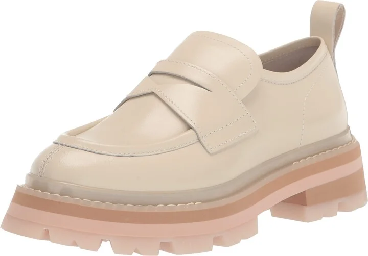ASH Genial BIS Women's Chunky Loafers-Stylish Platform Slip-On Shoes with Cushioned Insole for Everyday Comfort