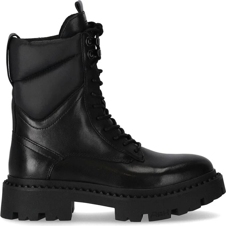 Ash Gotta Black Combat Boot