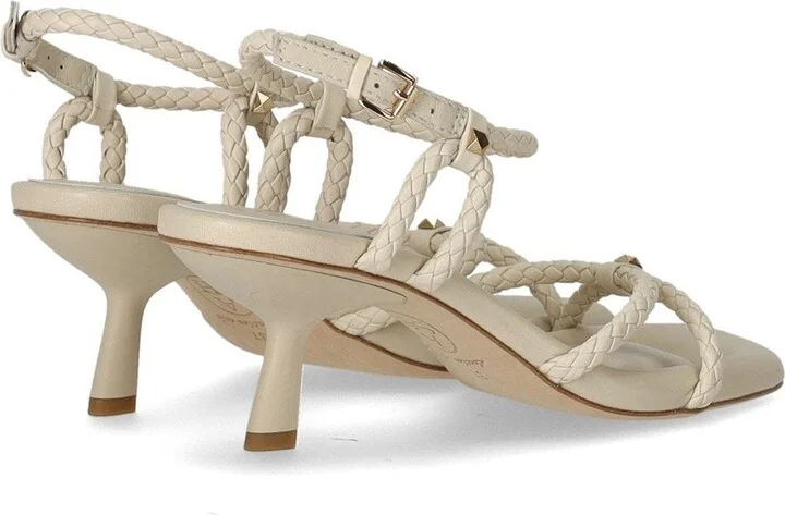 Ash Jess Talc Heeled Sandal - Image 4