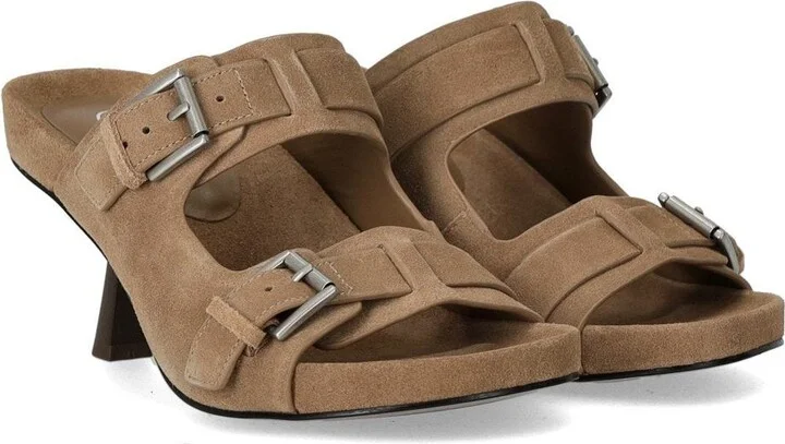 Ash Jewel Hazelnut Heeled Mule - Image 2