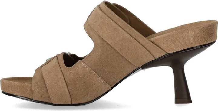 Ash Jewel Hazelnut Heeled Mule - Image 3