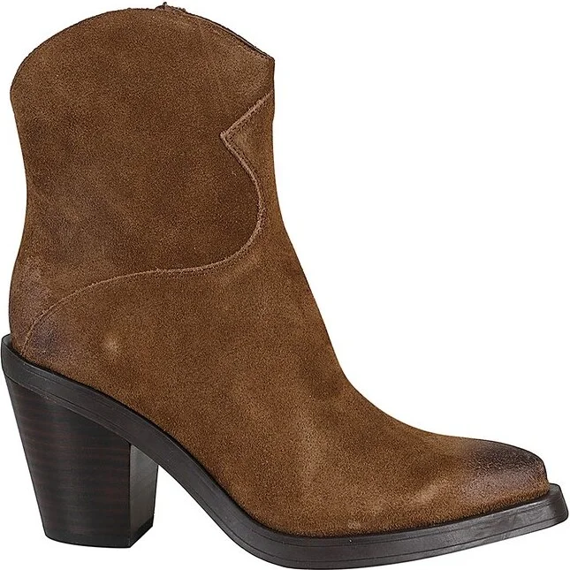 Ash Judy Pointed-Toe Zipped Boots