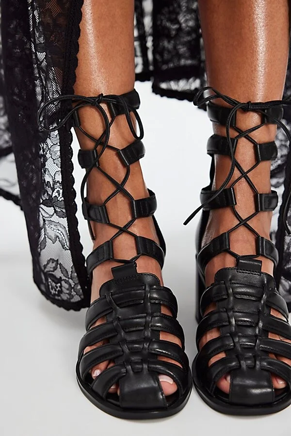 Ash Juvia Lace-Up Heels