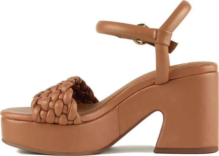 Ash Leather Platform Sandal - Image 2