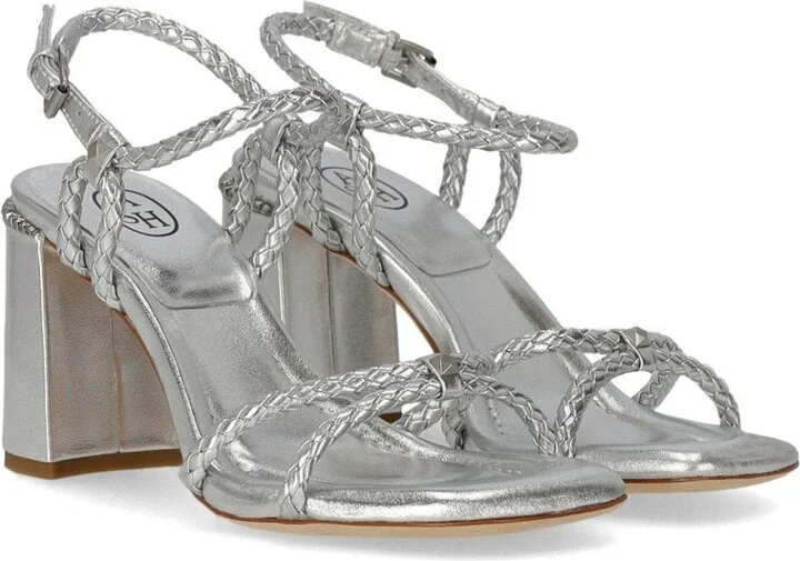 Ash Lola Bis Silver Heeled Sandal - Image 2