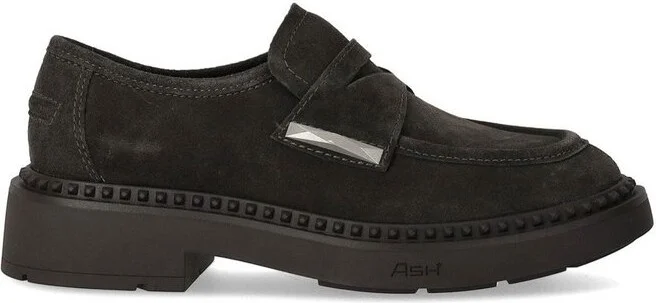Ash Medusa Studded Platform Loafers