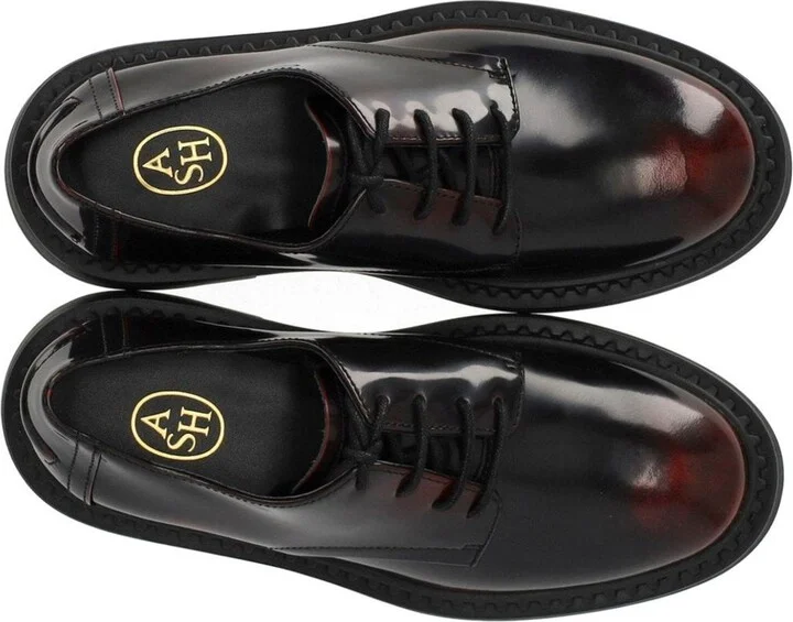 Ash Mercury Black/Burgundy Lace-Up Shoe - Image 5